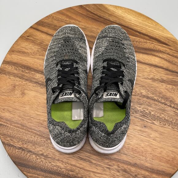 Nike Free RN Shoes Womens Size 8 Oreo Gray Running Comfort Walking Gym Sneakers - Picture 5 of 8